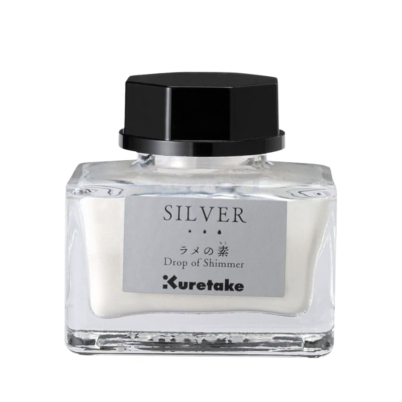 Kuretake Drop of Shimmer Glitter Ink Silver