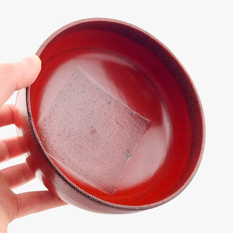 Lacquered Wood Bowl - Akai