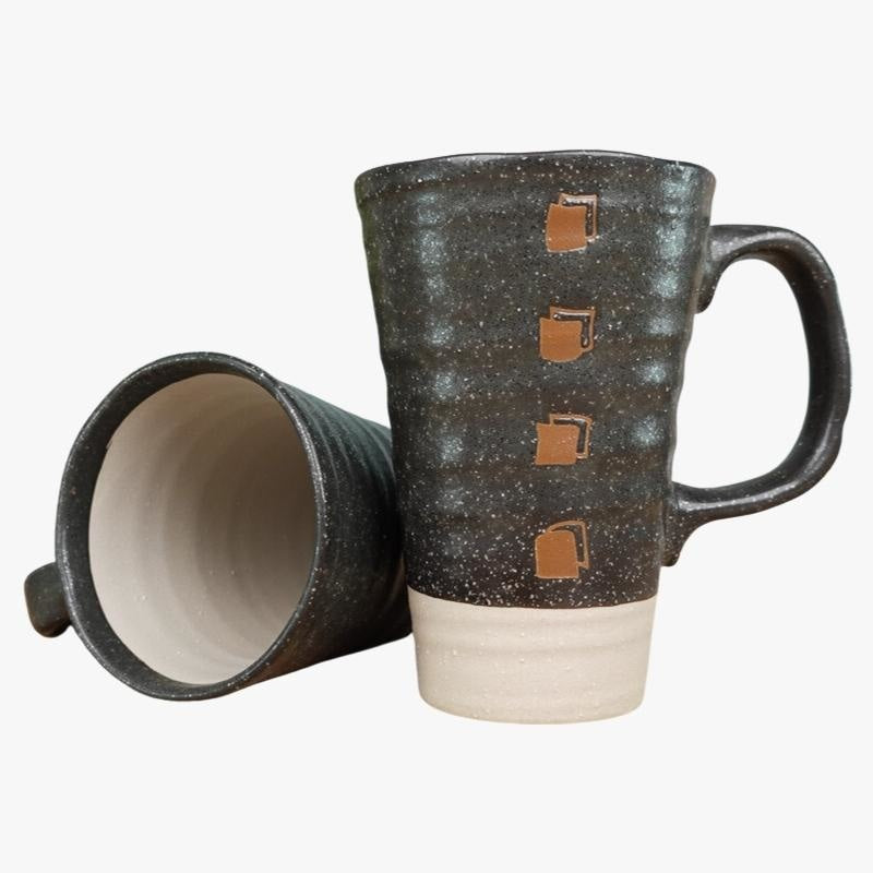 Large Japanese Mug - Black