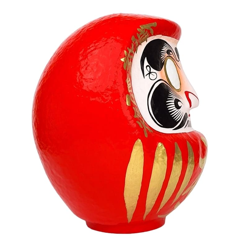 Large Red Japanese Daruma – 9”