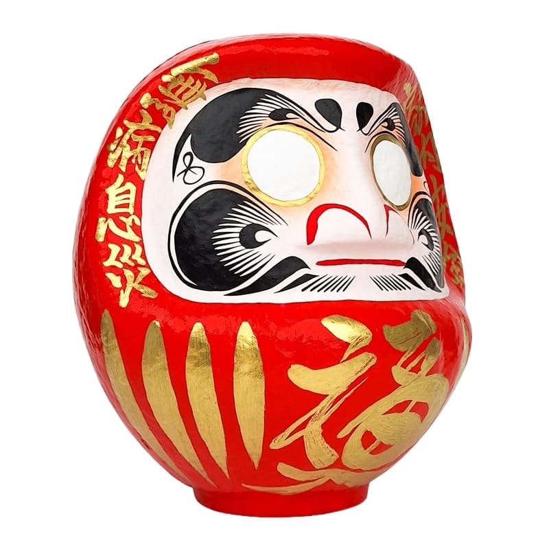 Large Red Japanese Daruma – 9”