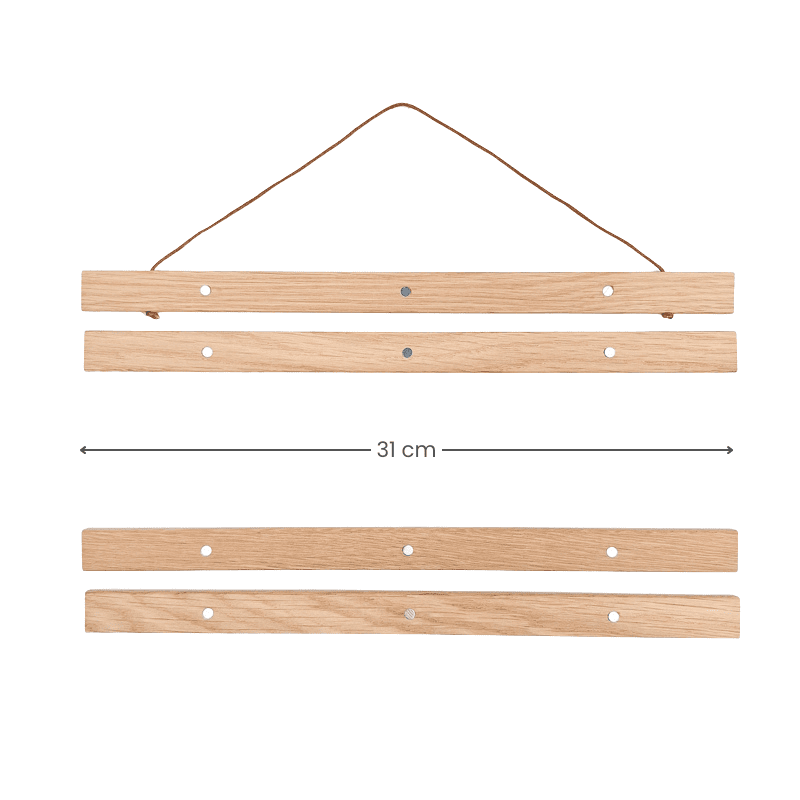 Magnetic Wooden Poster Holder - A3 Portrait