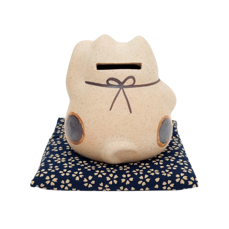 Maneki Neko Banko-Yaki Piggy Bank