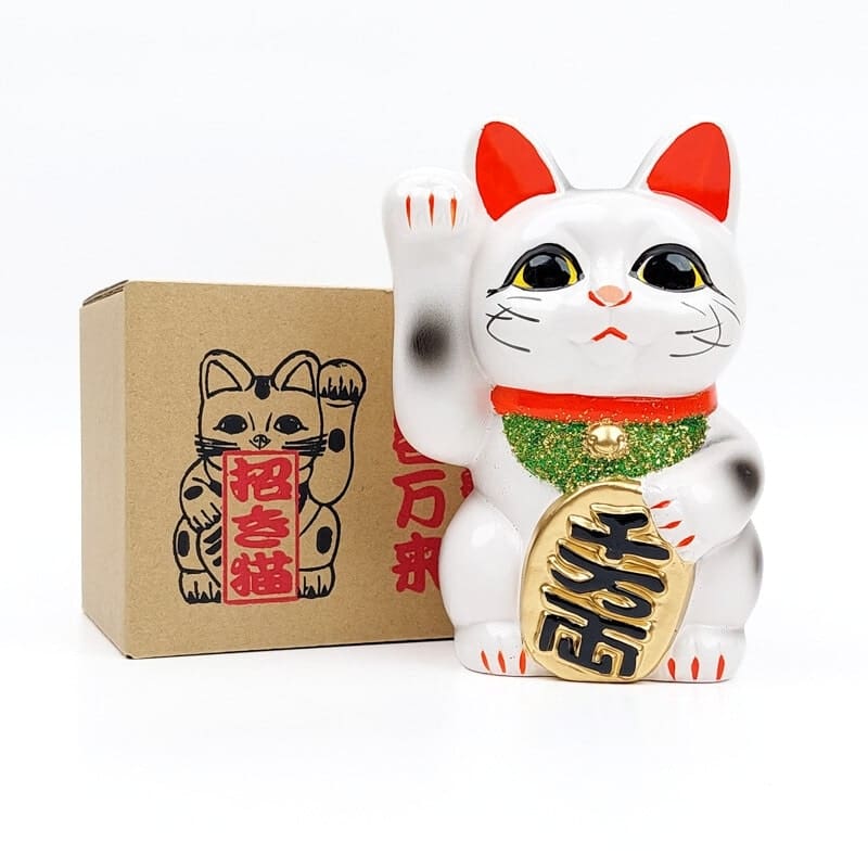 Maneki Neko Figurine - Tokoname Ceramic