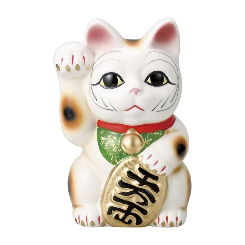 Maneki Neko White Right Paw – 6.7