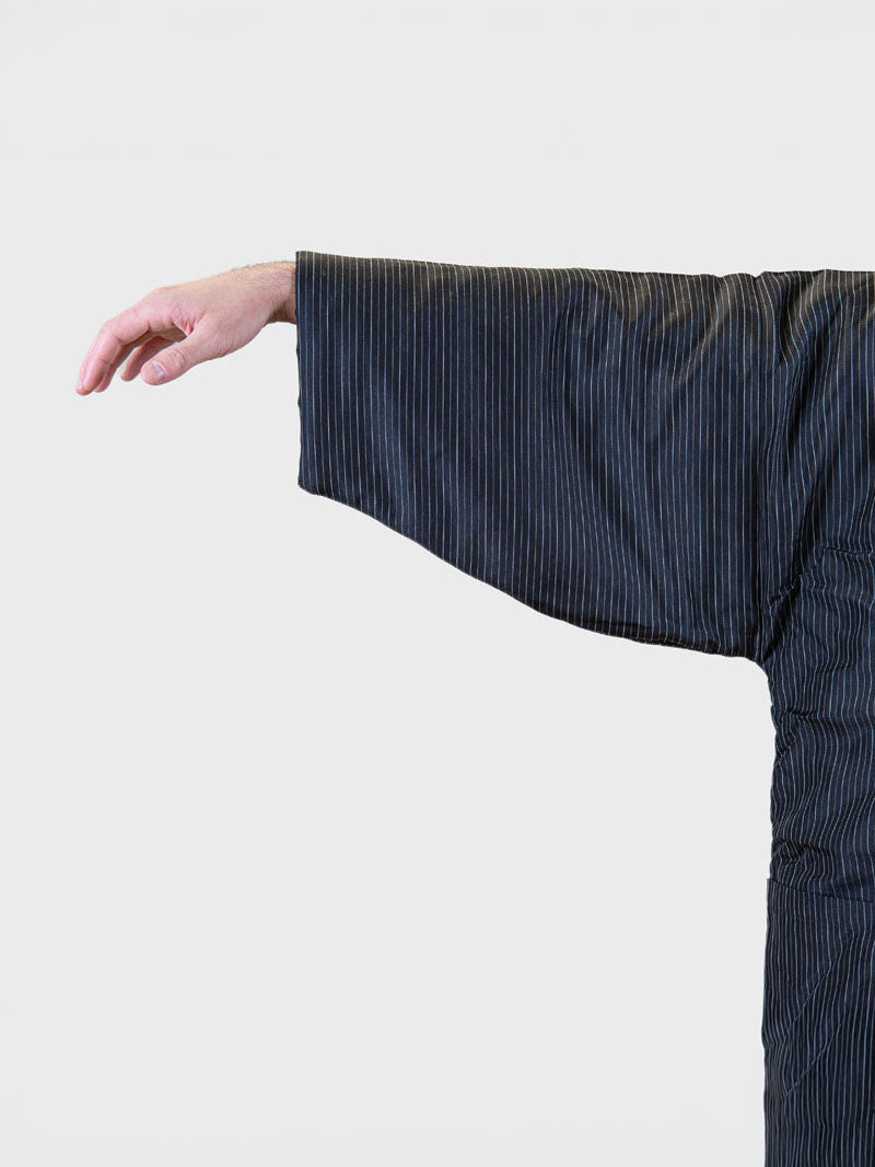 Men’s Hanten Jacket – Black Tatejima Stripes