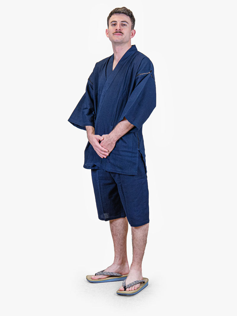Men’s Japanese Jinbei – Navy Blue