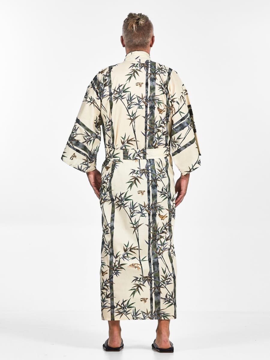 Men’s Japanese Kimono - Bamboo One Size