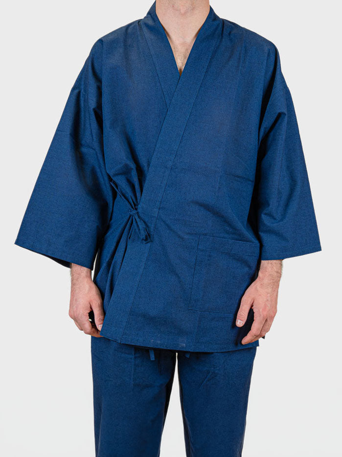 Men’s Japanese Samue – Navy Blue Mid-Season