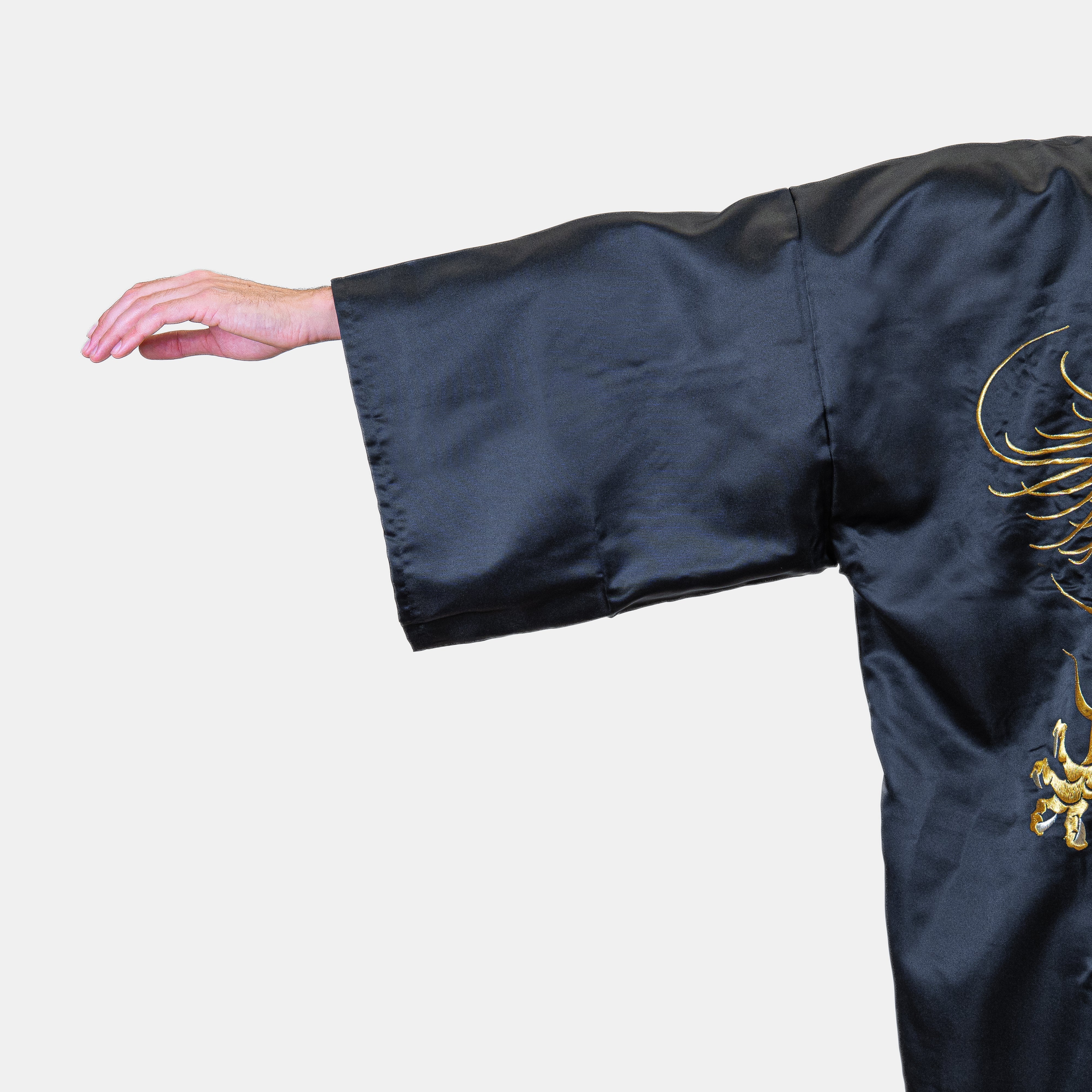 Men’s Oversized Happi Kimono – Golden Dragon
