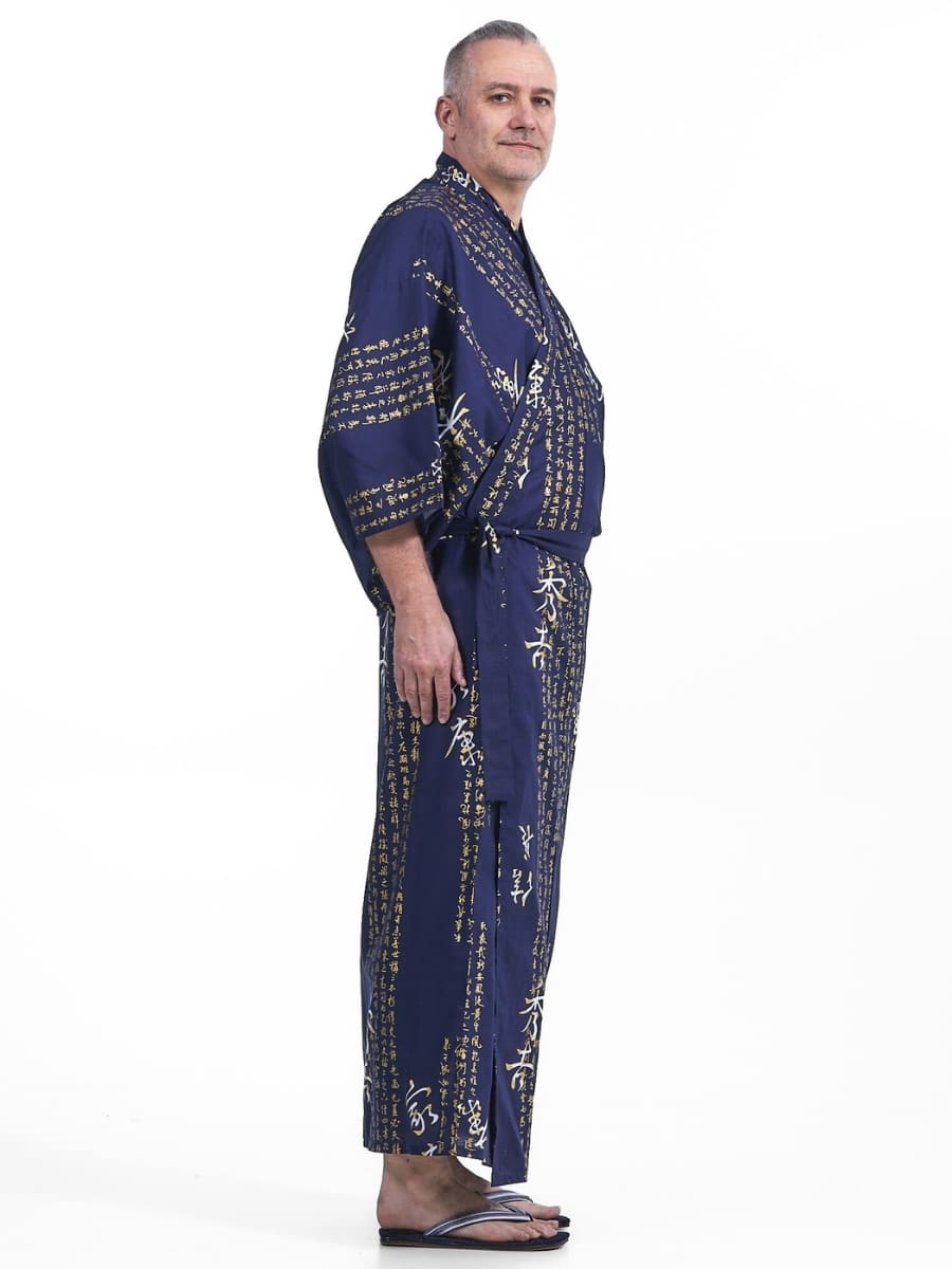 Men’s Yukata Kimono – Kanji