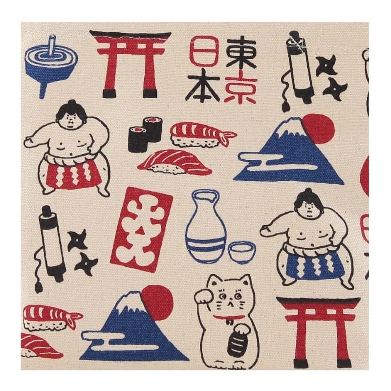 Mini Tote Bag – Japanese Symbols