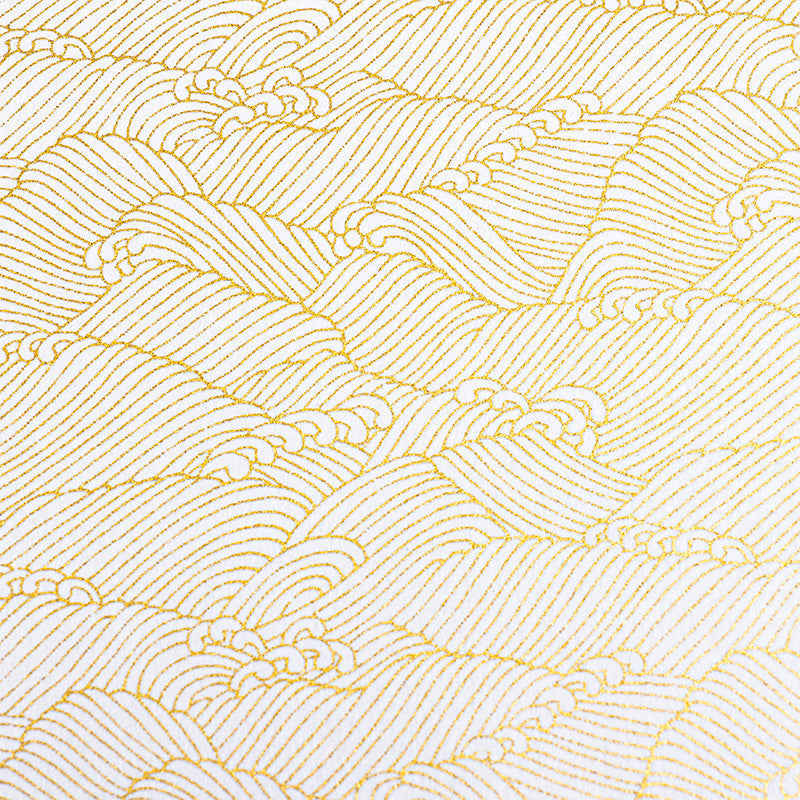 Mino Washi Goshuin Notebook - White Waves