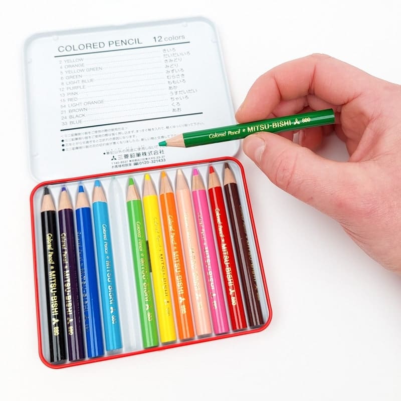 Mitsubishi 880 Mini Colored Pencils