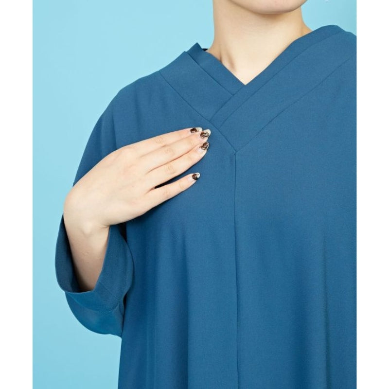 Modern Japanese Dress - Blue One Size