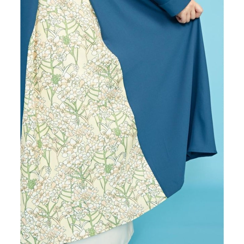 Modern Japanese Dress - Blue One Size