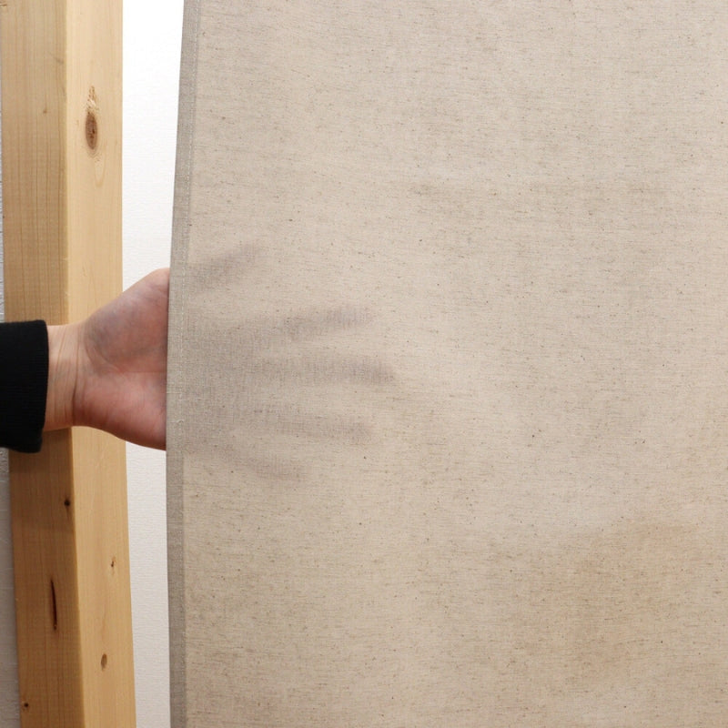 Noren Curtain - Natural linen 85 x 150 cm (33.5’’ x 59’’)
