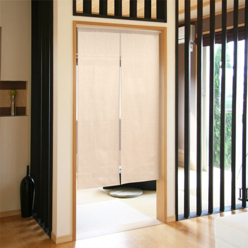 Noren Curtain - Natural linen 85 x 150 cm (33.5’’ x 59’’)