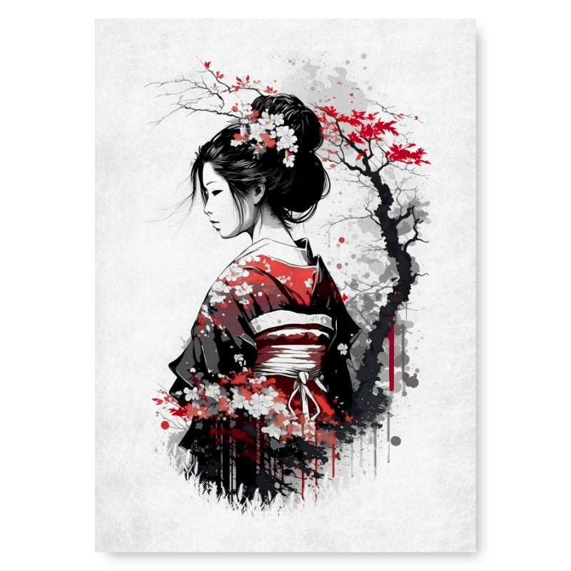 Nostalgia of a Geisha Poster A3