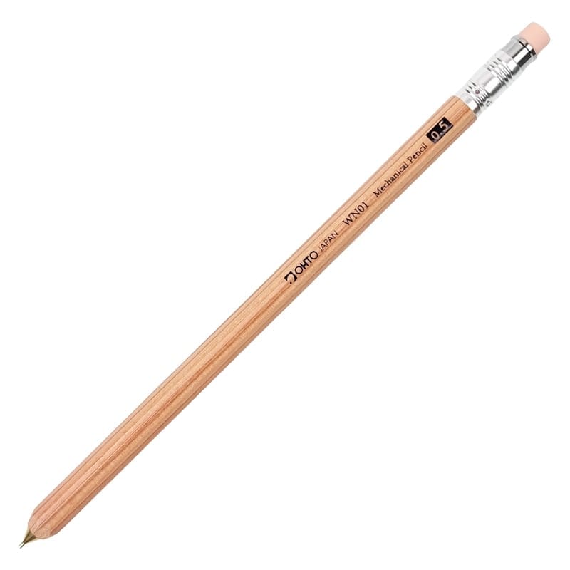 OHTO Wooden Mechanical Pencil – 0.5 mm Natural