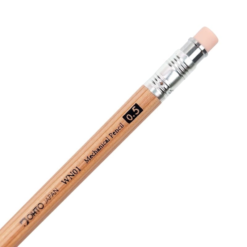 OHTO Wooden Mechanical Pencil – 0.5 mm Natural