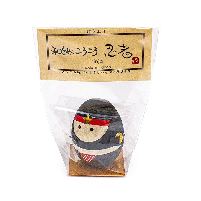 Okiagari Washi Paper Figurine - Ninja