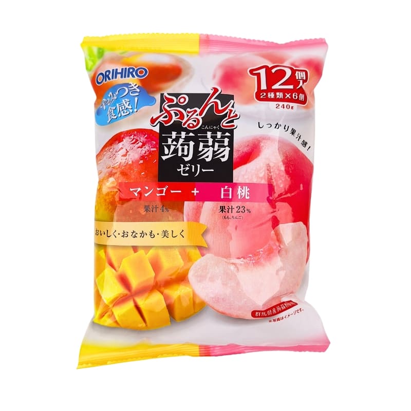 Orihiro Konjac Jelly Peach & Mango