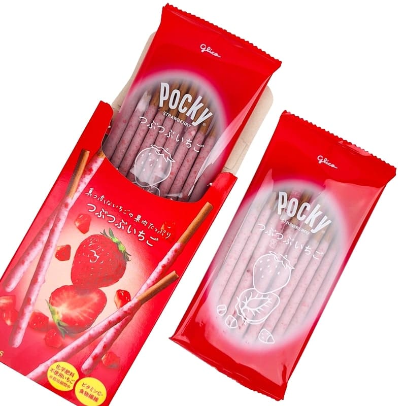 Pocky Chocolate & Strawberry Sticks