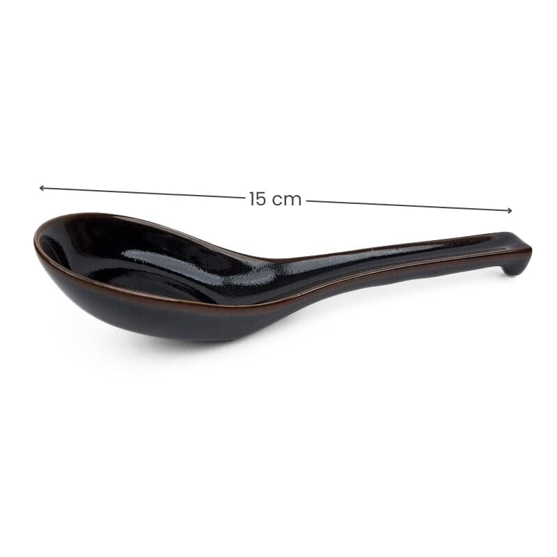 Ramen Spoon - Tenmoku Black