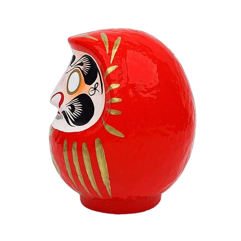 Red Japanese Daruma – 3.5” to 5.9”
