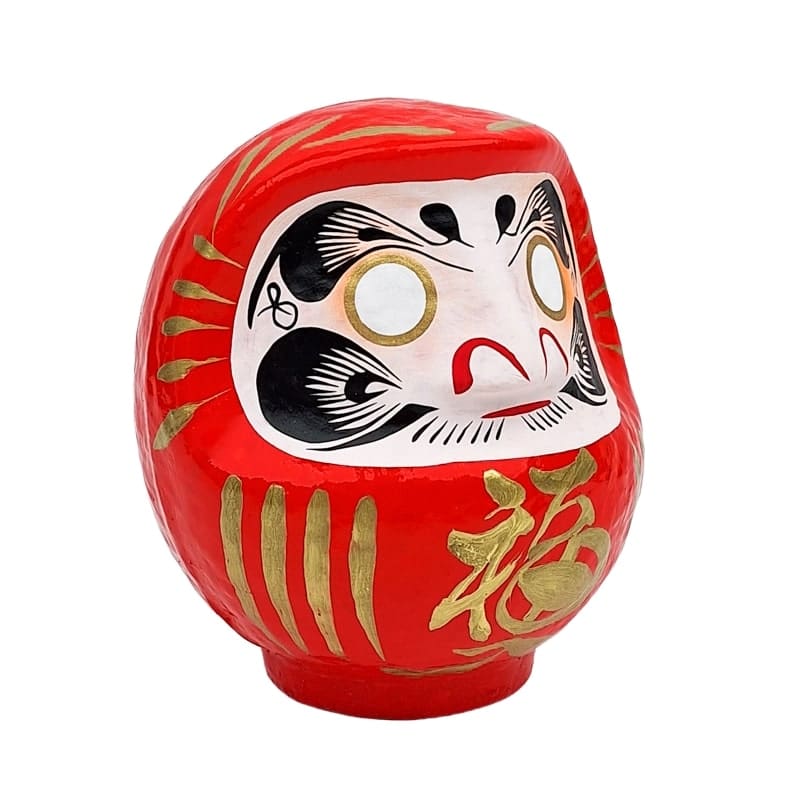 Red Japanese Daruma – 3.5” to 5.9”