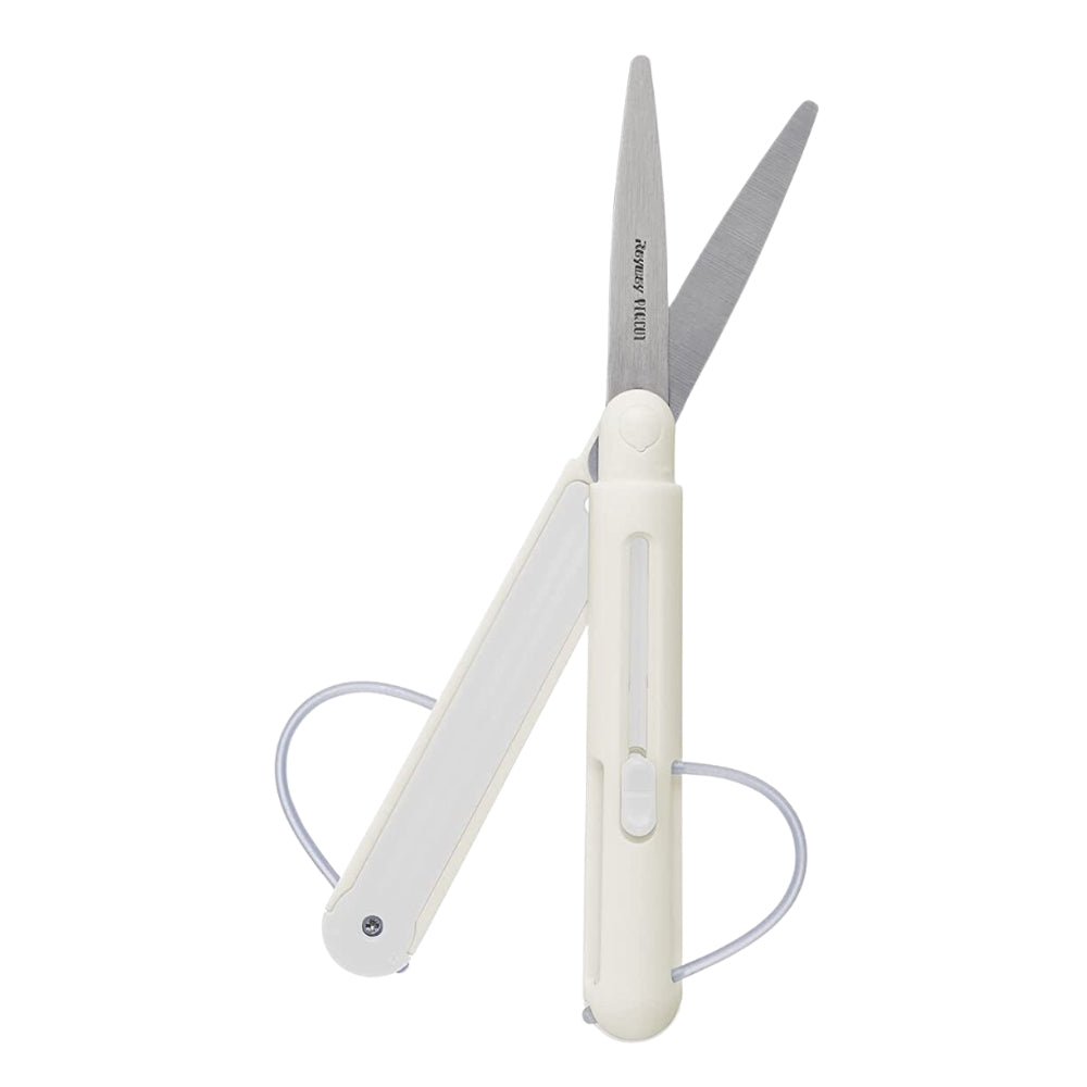 Retractable Pen Scissors - White