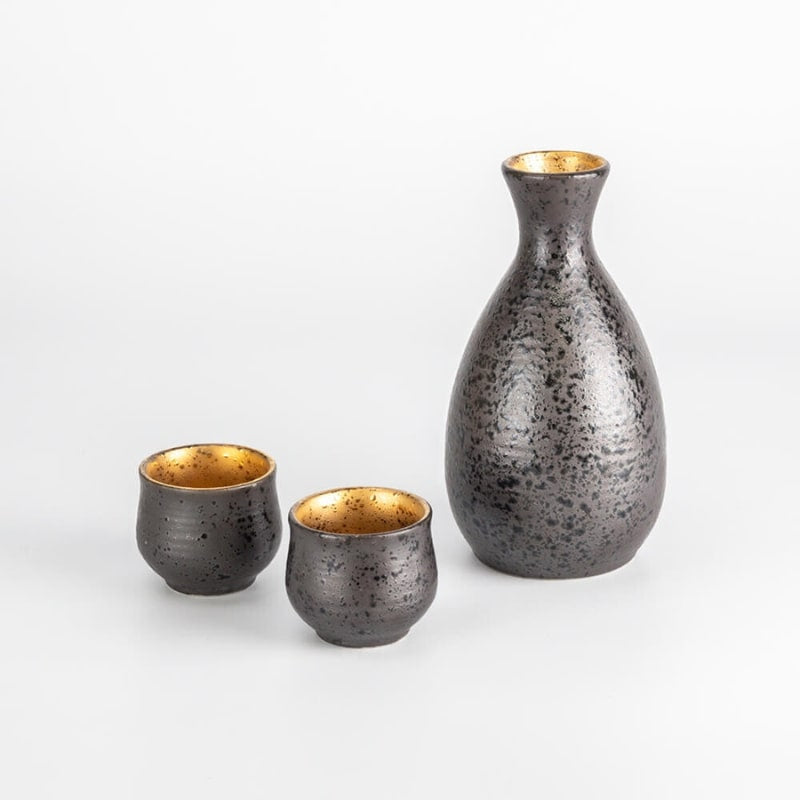 Gold Japanese Sake Set