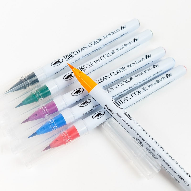 Set of 6 Extra-Fine Brush Pens