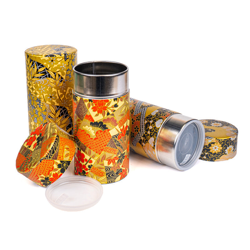 Set of Three Tea Caddies - Kogane