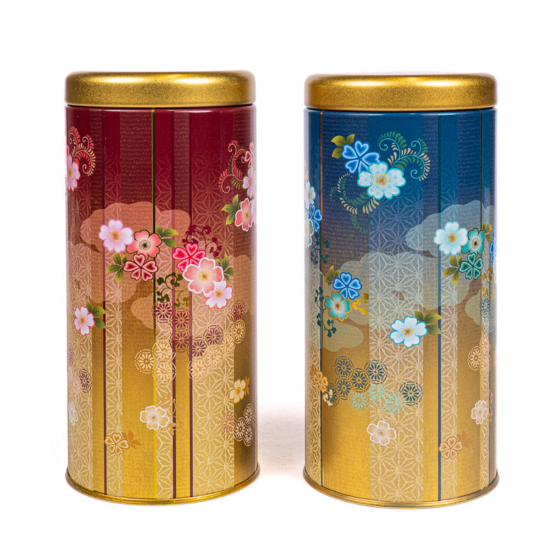 Set of Two Metal Tea Caddies - Bokashi
