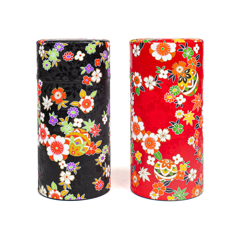 Set of Two Washi Paper Tea Caddies