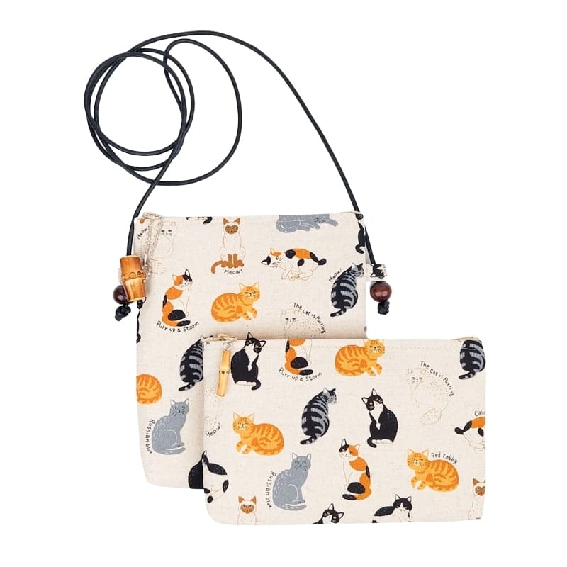 Shoulder Bag – Japanese Cats