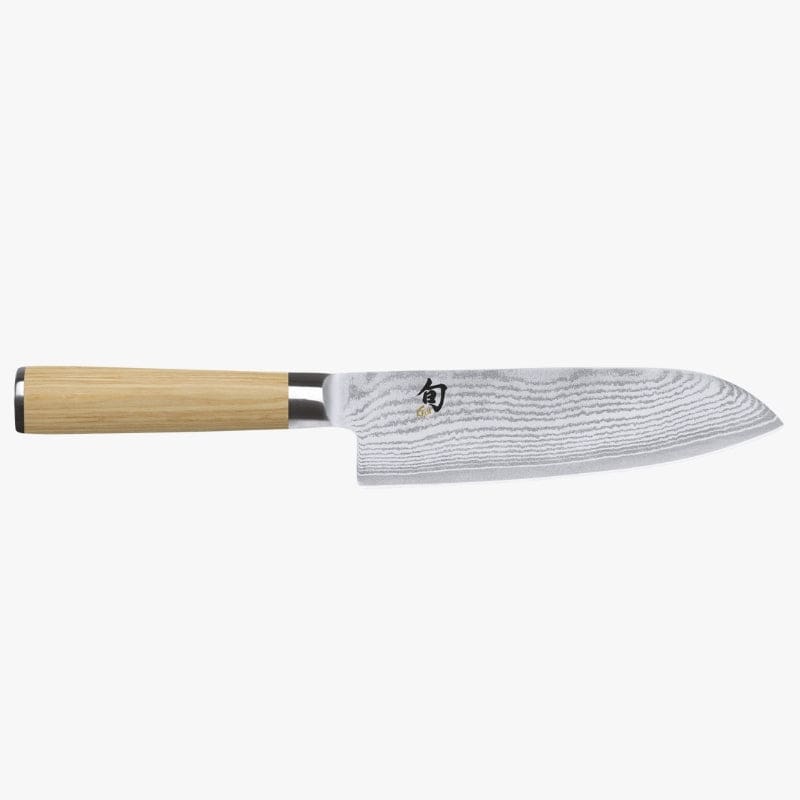 Shun Classic White Santoku Knife – 7.1