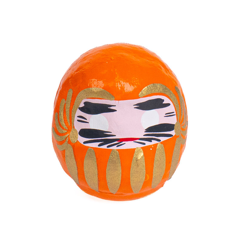 Small Japanese Daruma 4 cm - Multiple Colours Orange