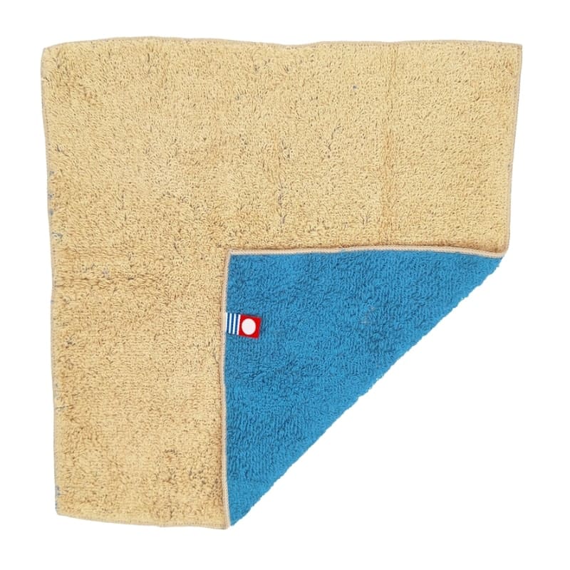 Small Japanese Towel - Reversible Blue