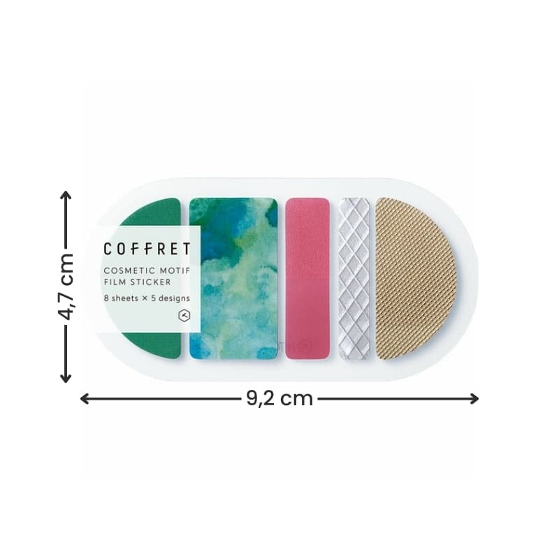 Forest Green Cosmetic Set Stickers
