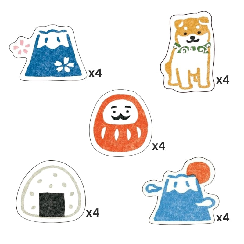 Japanese paper stickers