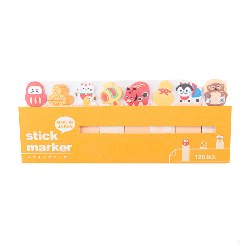 Sticky Page Markers - Japanese Lucky Charms