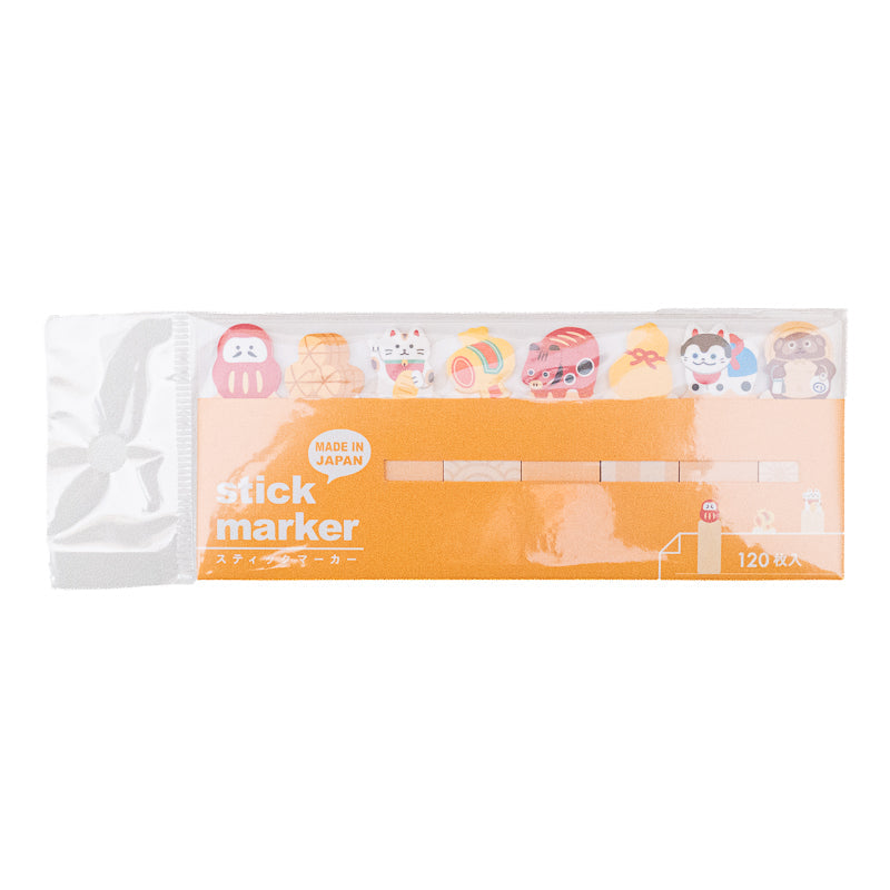 Sticky Page Markers - Japanese Lucky Charms