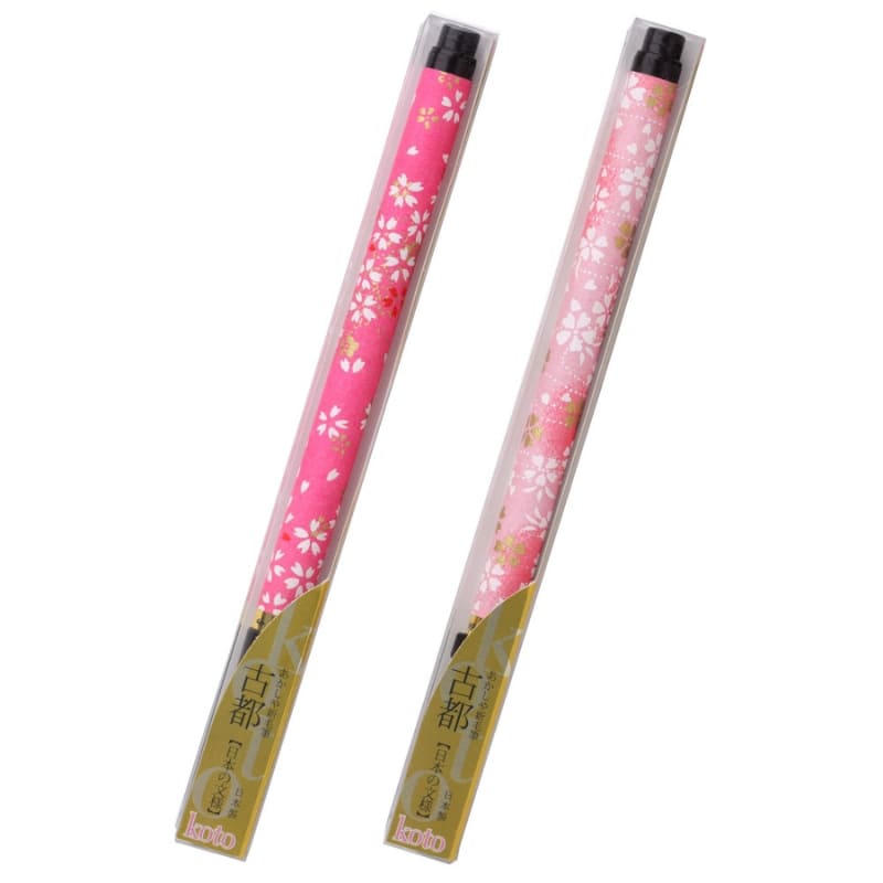 Koto Brush Pink Washi Paper Handle