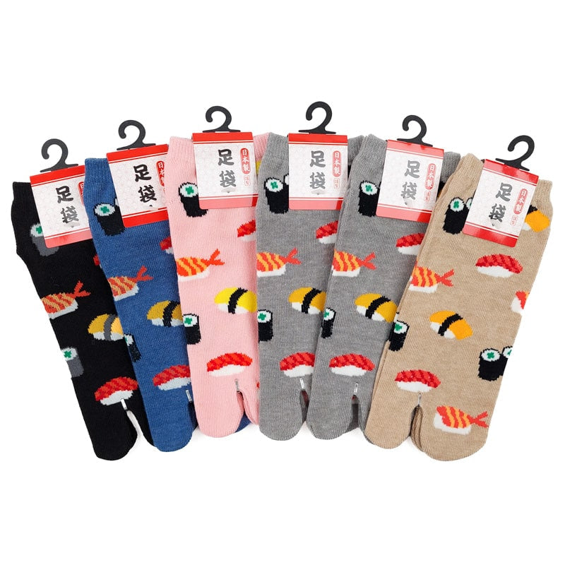 Sushi Tabi Socks - 6 Pairs EU 36-40