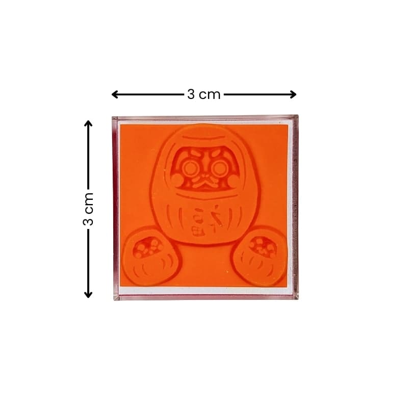 Japanese stamp Daruma by Tomikohan