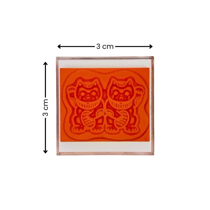 Japanese stamp Maneki Neko by Tomikohan