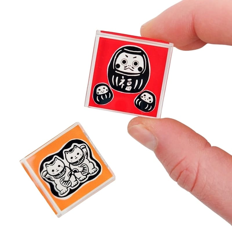 Japanese stamp Maneki Neko by Tomikohan